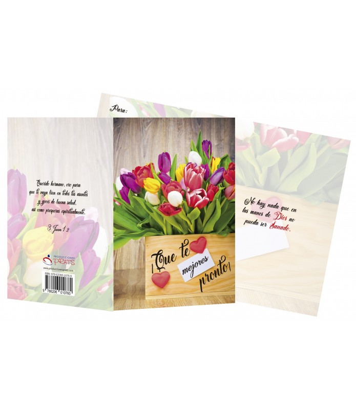 Tarjeta 3D Que te mejores pronto - cover