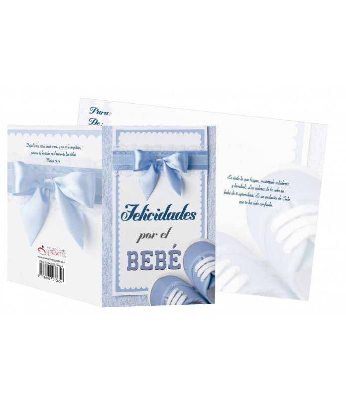 Tarjetas 3D Bebe Mateo 19:14 - cover
