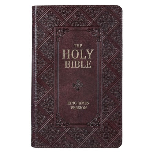 The Holy Bible giant print KJV book cover