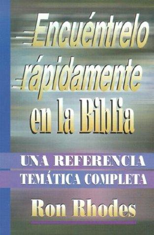 Concordancia rápida de la Biblia book cover