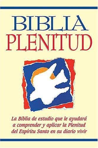 Biblia de Estudio Plenitud Reina Valera 1960 (rustica) book cover