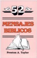 52 mensajes Biblicos Preston A. Taylor book cover