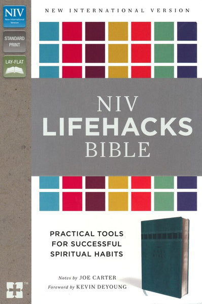 NIV Lifehacks Bible, Imitation Leather, Turquoise