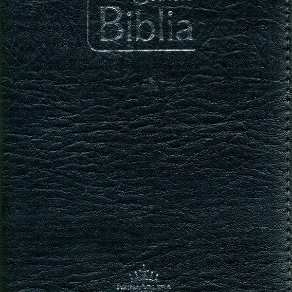 Biblia Edición Misionera para Evangelizar con Cierre - Reina Valera 1960 - imitación piel color negro