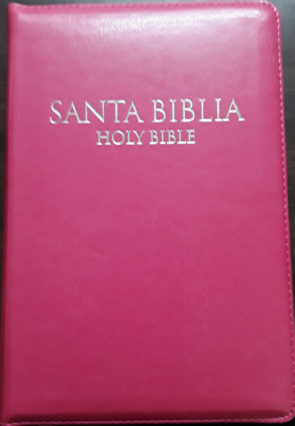 RVR1960/KJV BIBLIA BILINGÜE ROSA