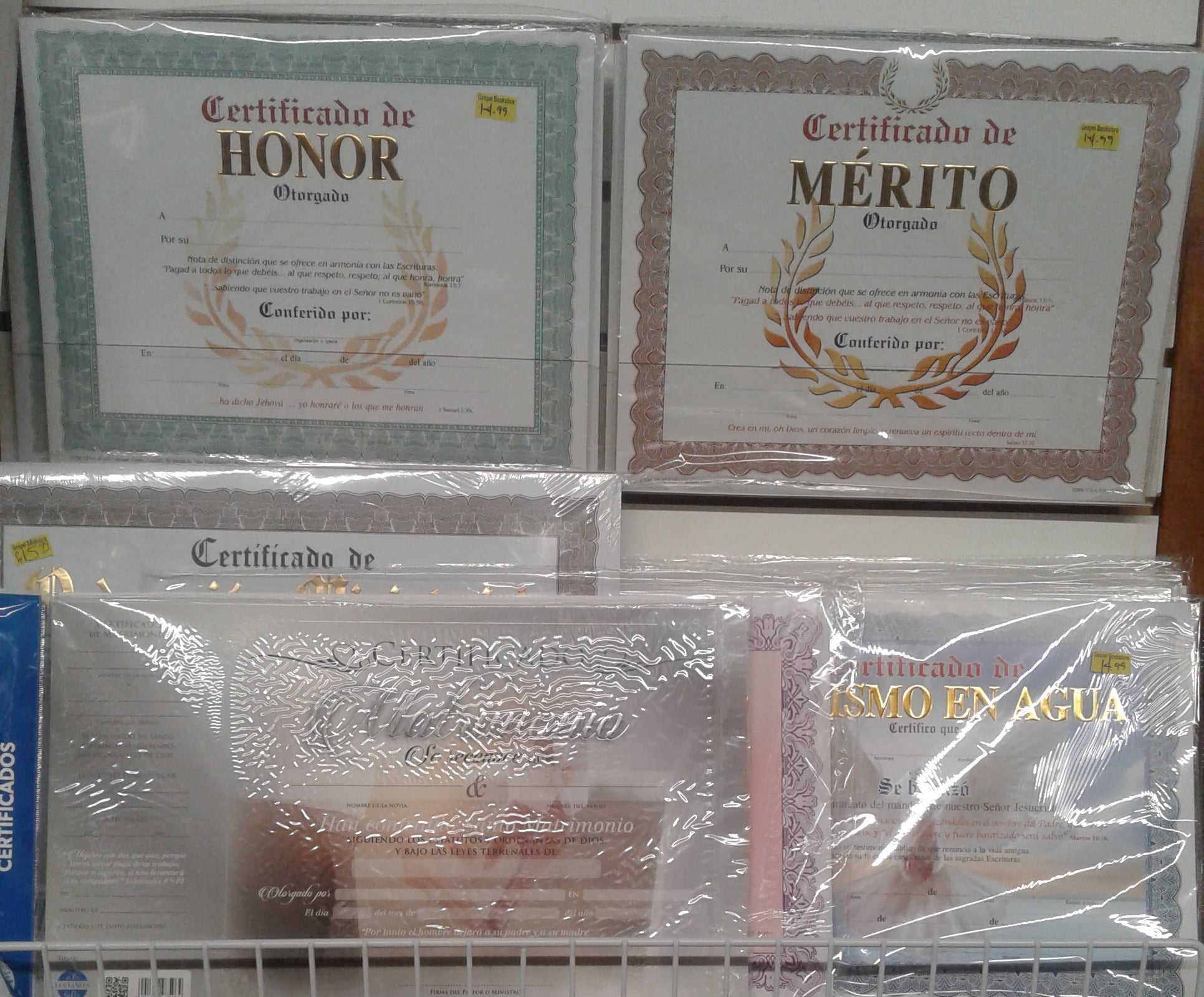 Certificado mixto — photo 2, The Gospel Bookstore