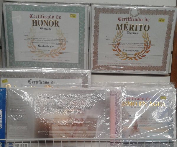 Certificado mixto