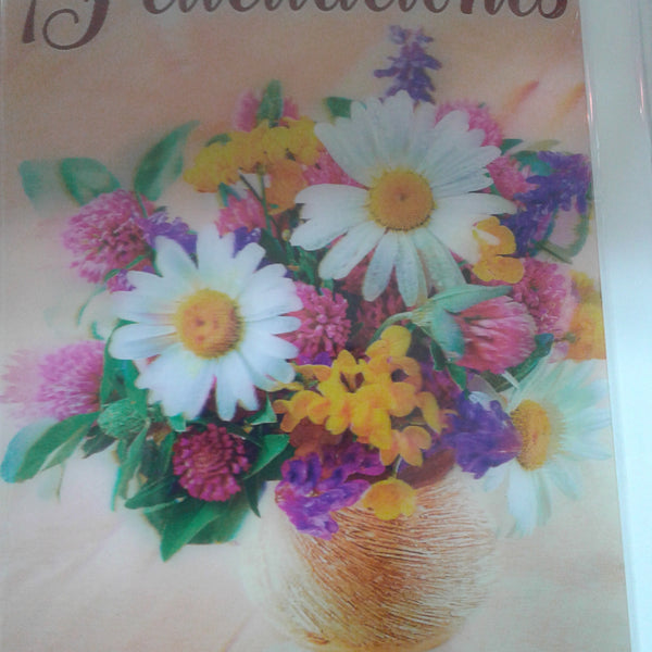TARJETAS 3D FELICITACIONES