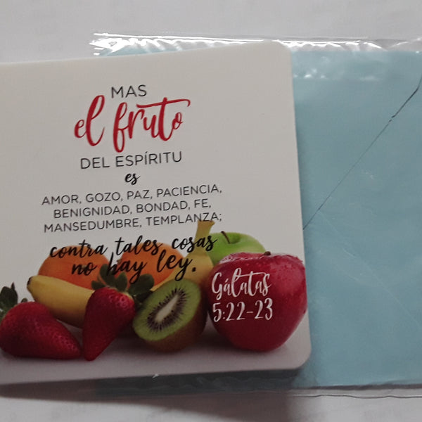 Tarjeta chica Galats 5:22-23