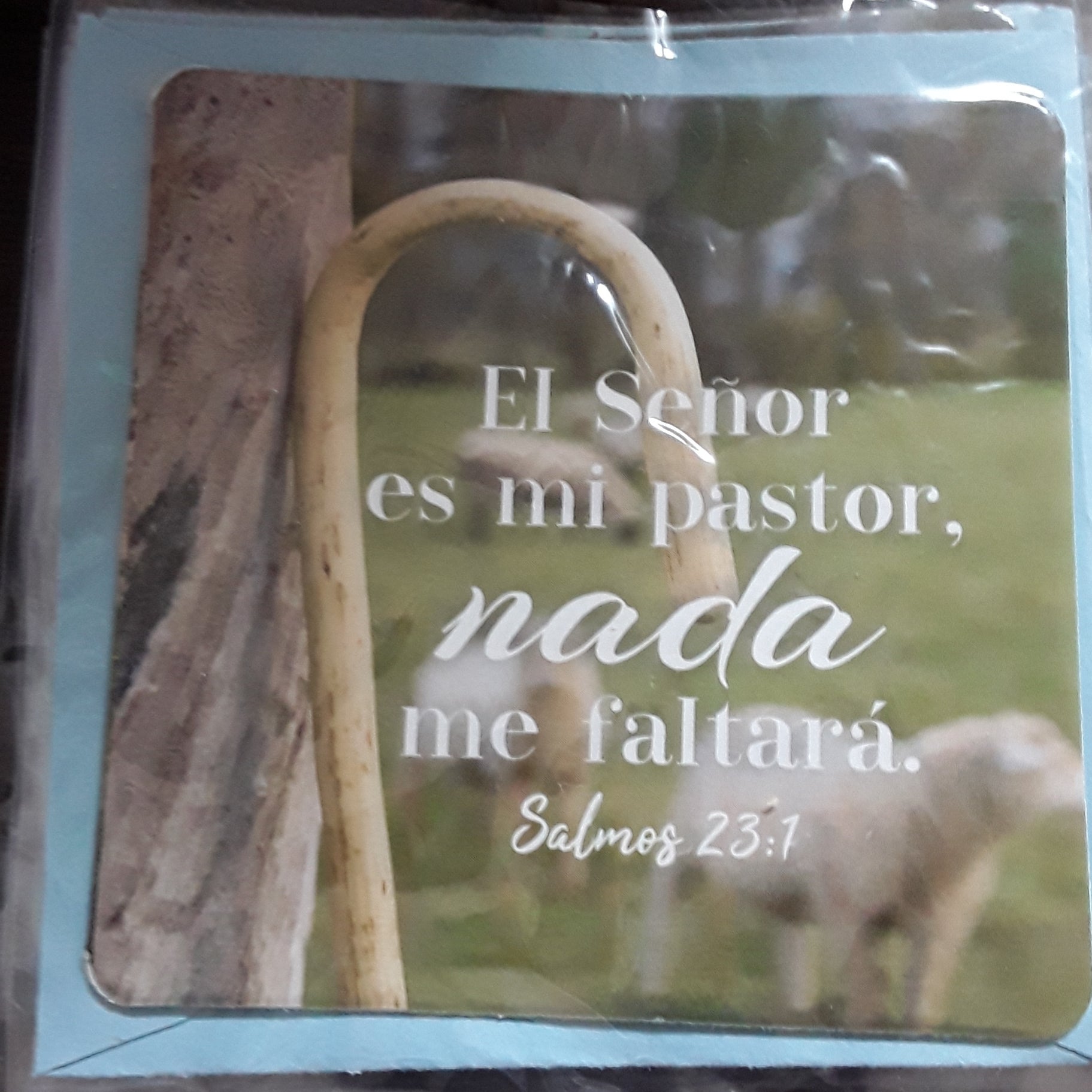 Tarjeta chica Salmo 23:1 — available at The Gospel Bookstore