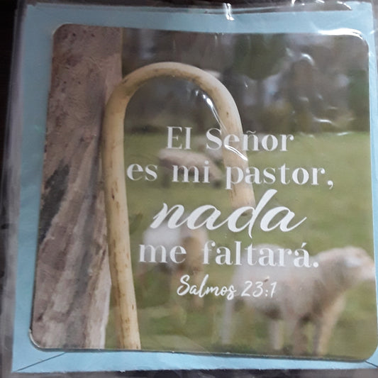 Tarjeta chica Salmo 23:1 — available at The Gospel Bookstore