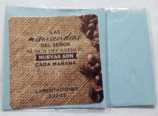 Tarjeta chica — available at The Gospel Bookstore
