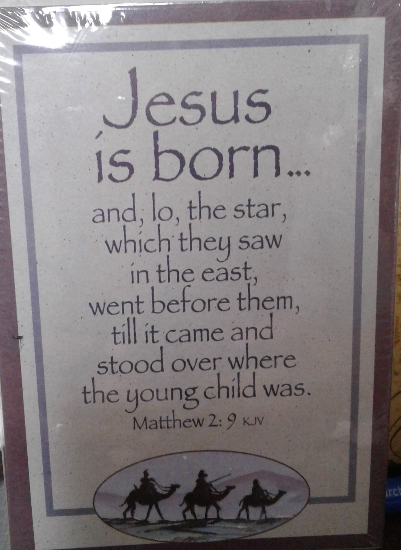 Jesus is born cards