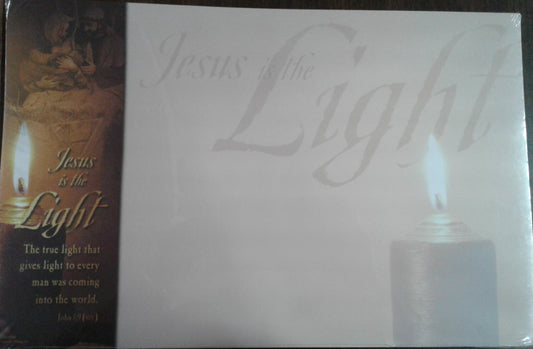 Bulletin Jesus is the light — available at The Gospel Bookstore