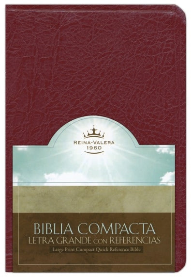 Biblia Compacta Con Referencias De Letra Grande/Large Print Compact Quick Referenc — disponible en La Librería del Evangelio