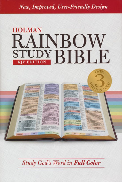 KJV Holman Rainbow Study Bible, Hardcover
