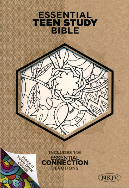 NKJV Personal Size Essential Teen Study Bible, Make-It-Your-Own LeatherTouch