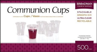 B&H Plastic Communion Cups, 500