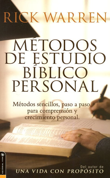 Métodos de Estudio Bíblico Personal (Personal Bible Study Methods)

BY: RICK WARREN
