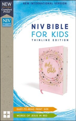 NIV Bible for Kids, Flexcover, Pink and Gold, Comfort Print