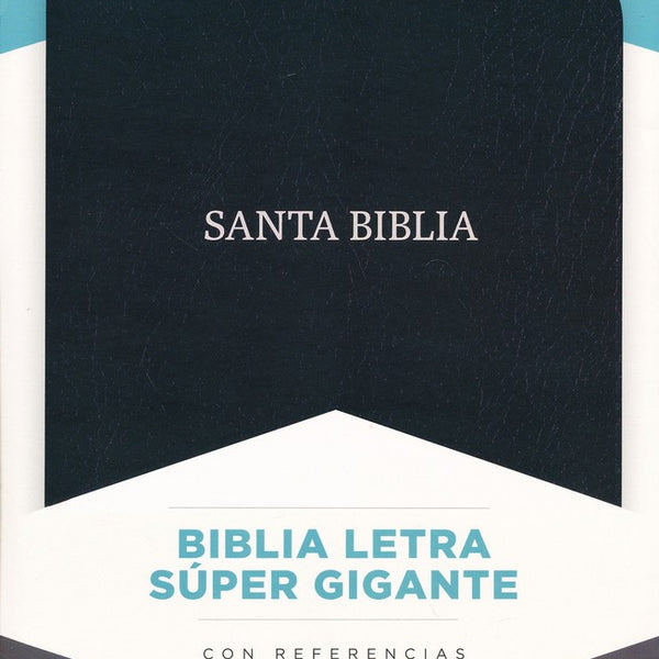 Biblia NVI Letra Super Gigante, Piel Fab. Negro (NVI Super Giant Print Bible, Bon. Leather, Black)