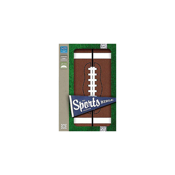 NIV, Sports Collection Bible: Football, Leathersoft, Brown/White