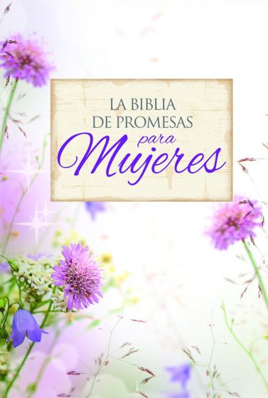 Biblia de Promesas - Letra Grande - Piel especial - Floral con índice