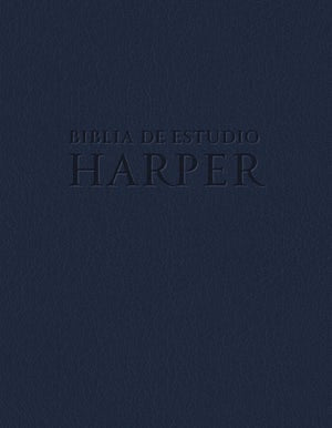 Biblia de Estudio Harper : Azul con Indice by RVR 1960- Reina Valera 1960 and Thomas Nelson Publishing Staff (2012, Imitation Leather)