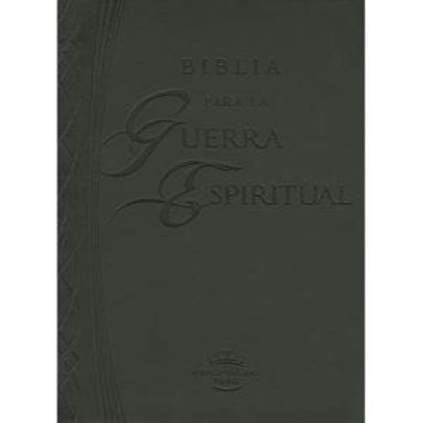 BIBLIA PARA LA GUERRA ESPIRITUAL (IMITACIÓN PIEL NEGRA) — disponible en La Librería del Evangelio