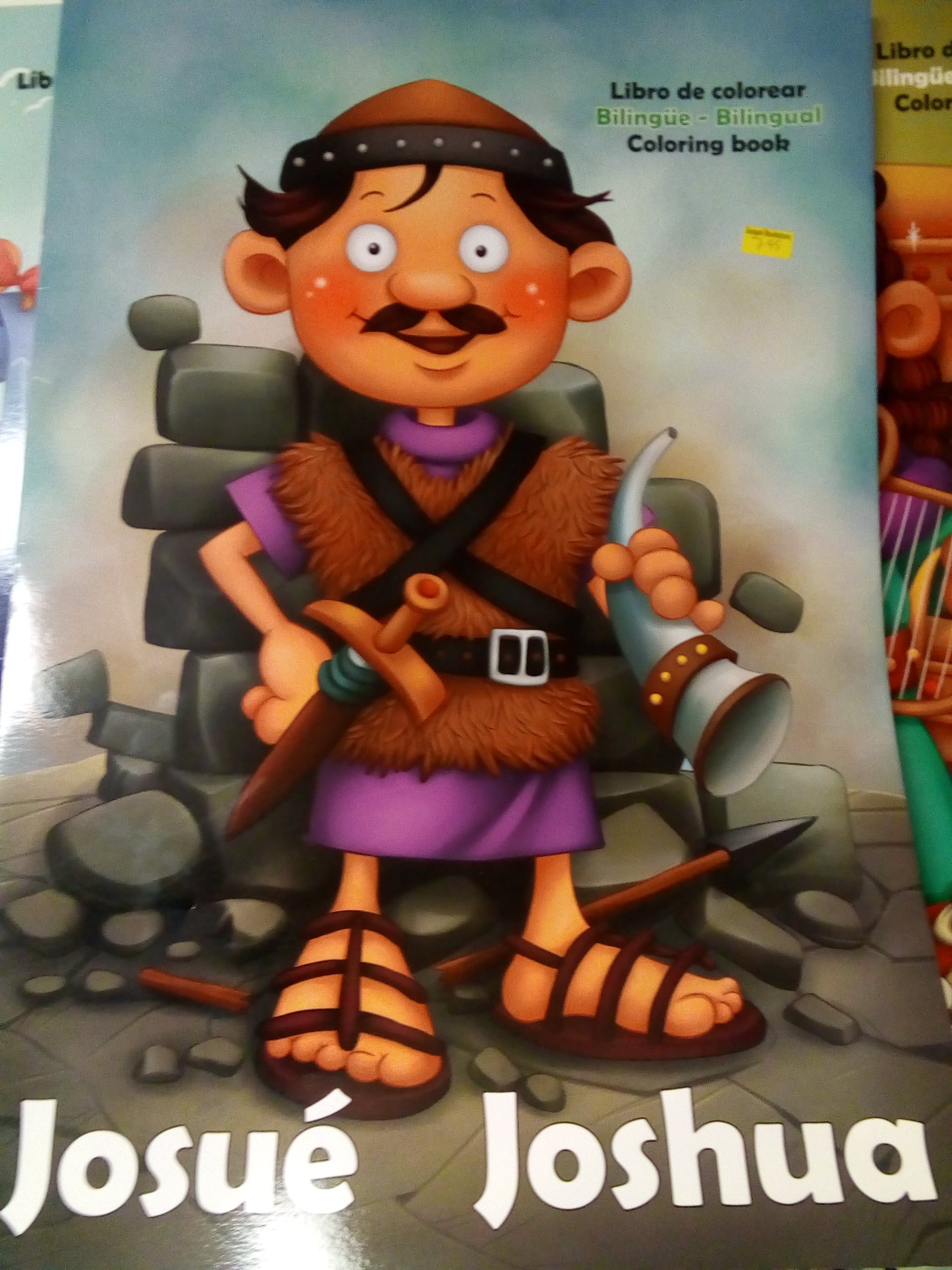 Josue Joshua coloring book — available at The Gospel Bookstore