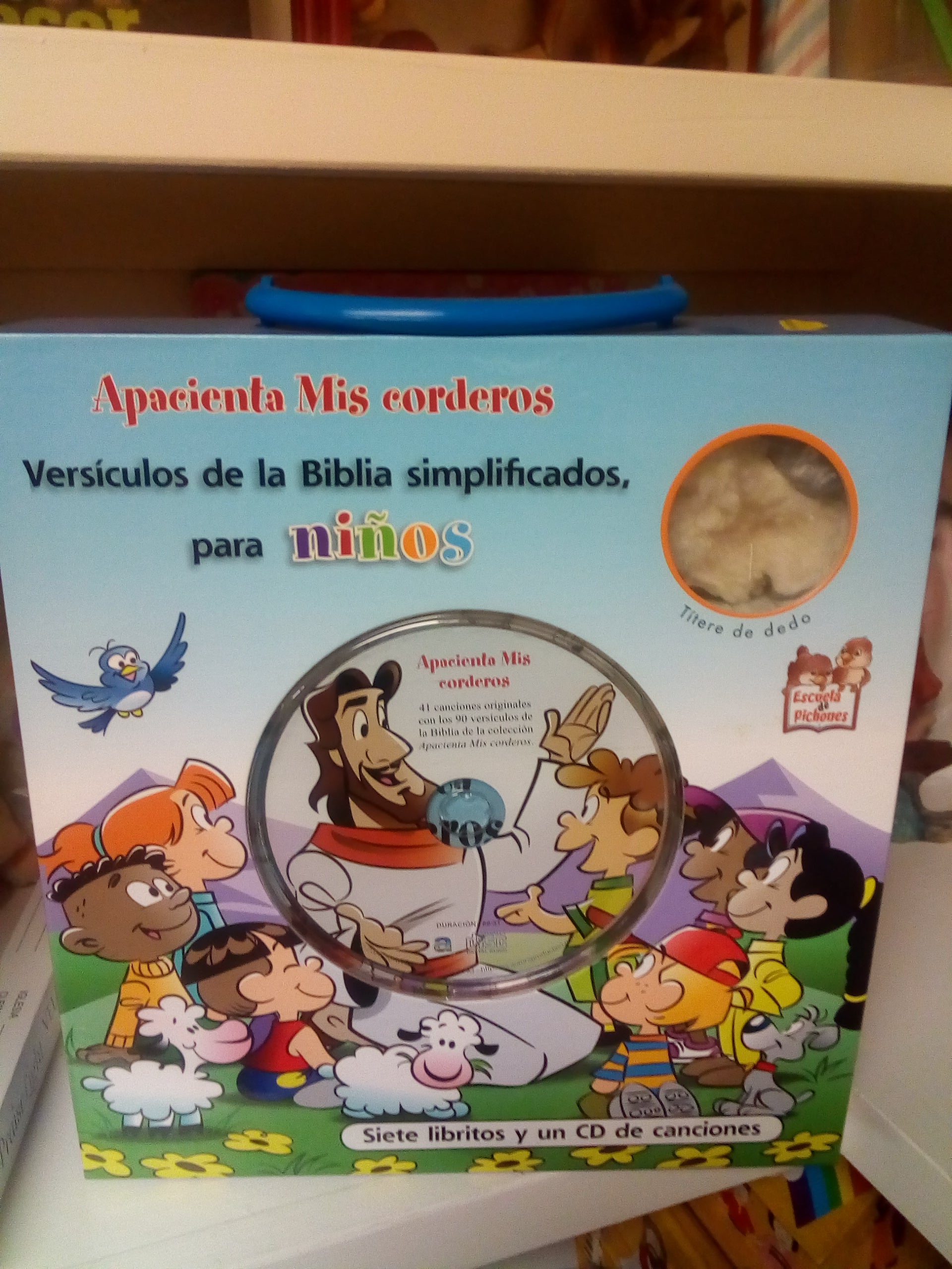 Apacienta mis corderos Versículos de la biblia para niños — disponible en La Librería del Evangelio