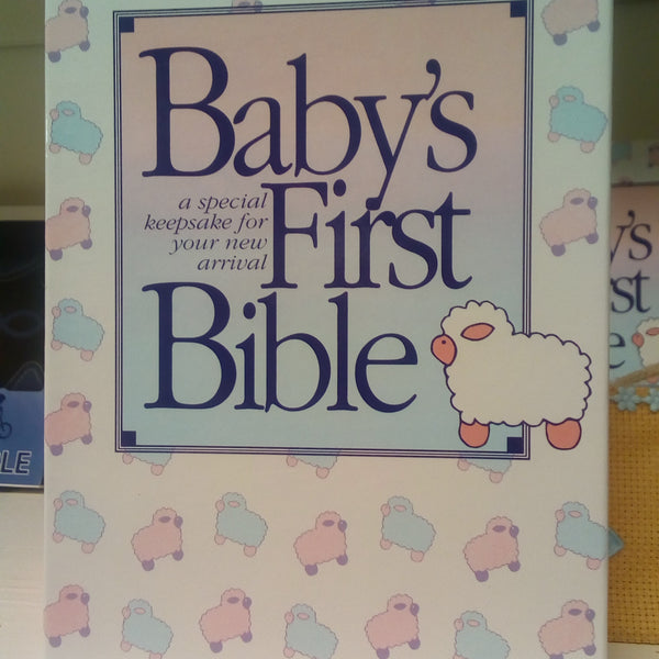 Baby's first Bible. A special keepsake for your new arrival
