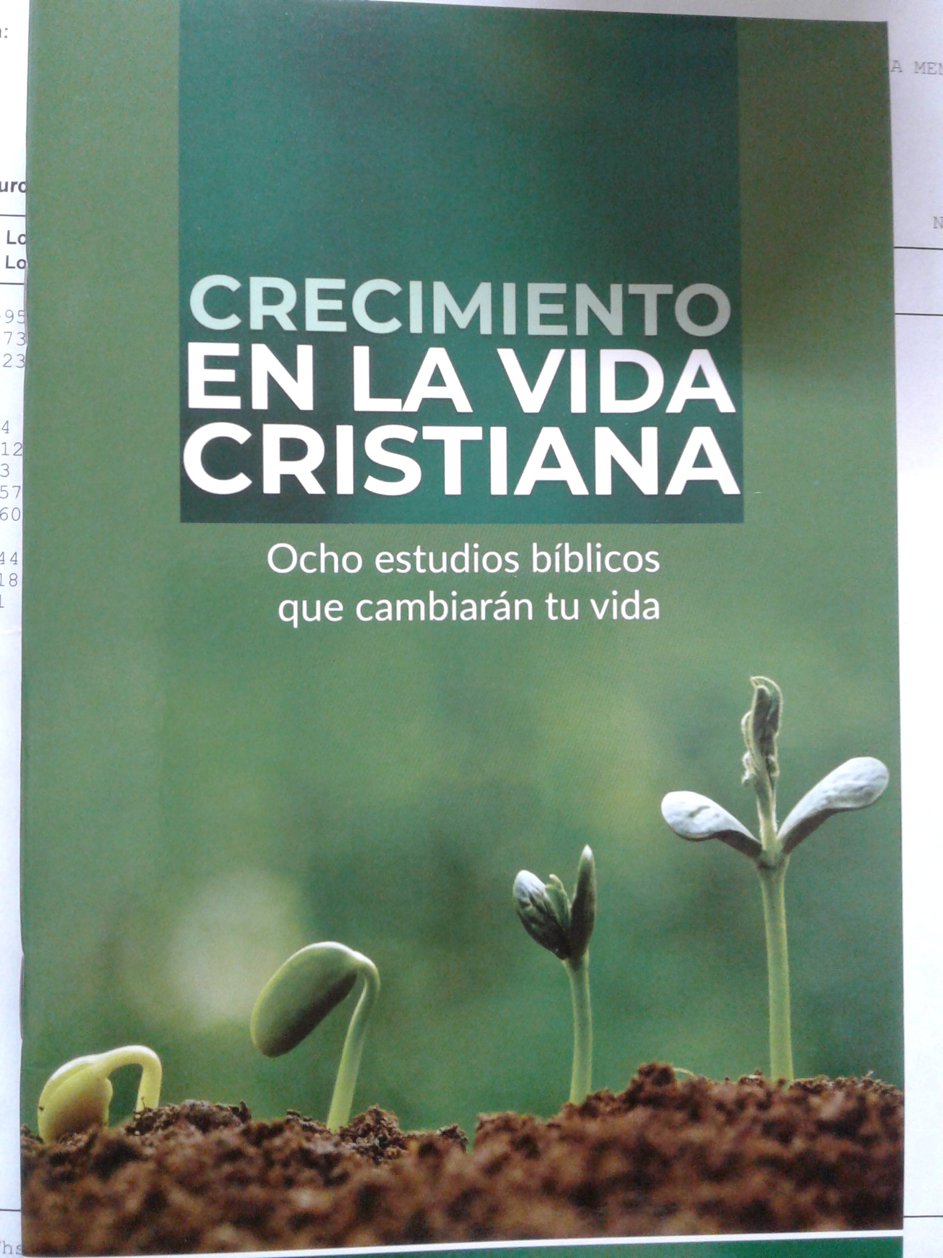 CRECIMIENTO EN LA VIDA CRISTIANA — disponible en La Librería del Evangelio