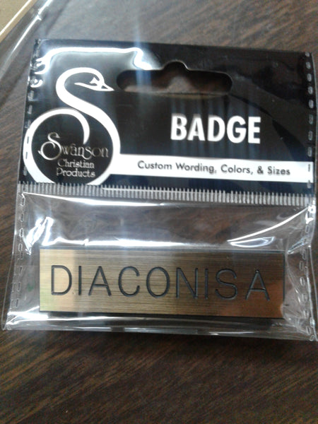 Badge Diaconisa