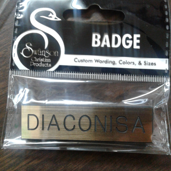 Badge Diaconisa