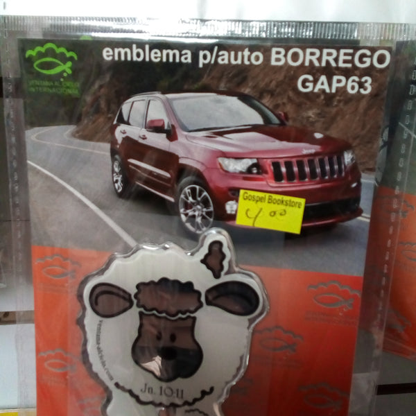 Emblema para autos borrego
