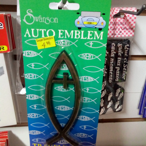 Auto emblem travelling witness