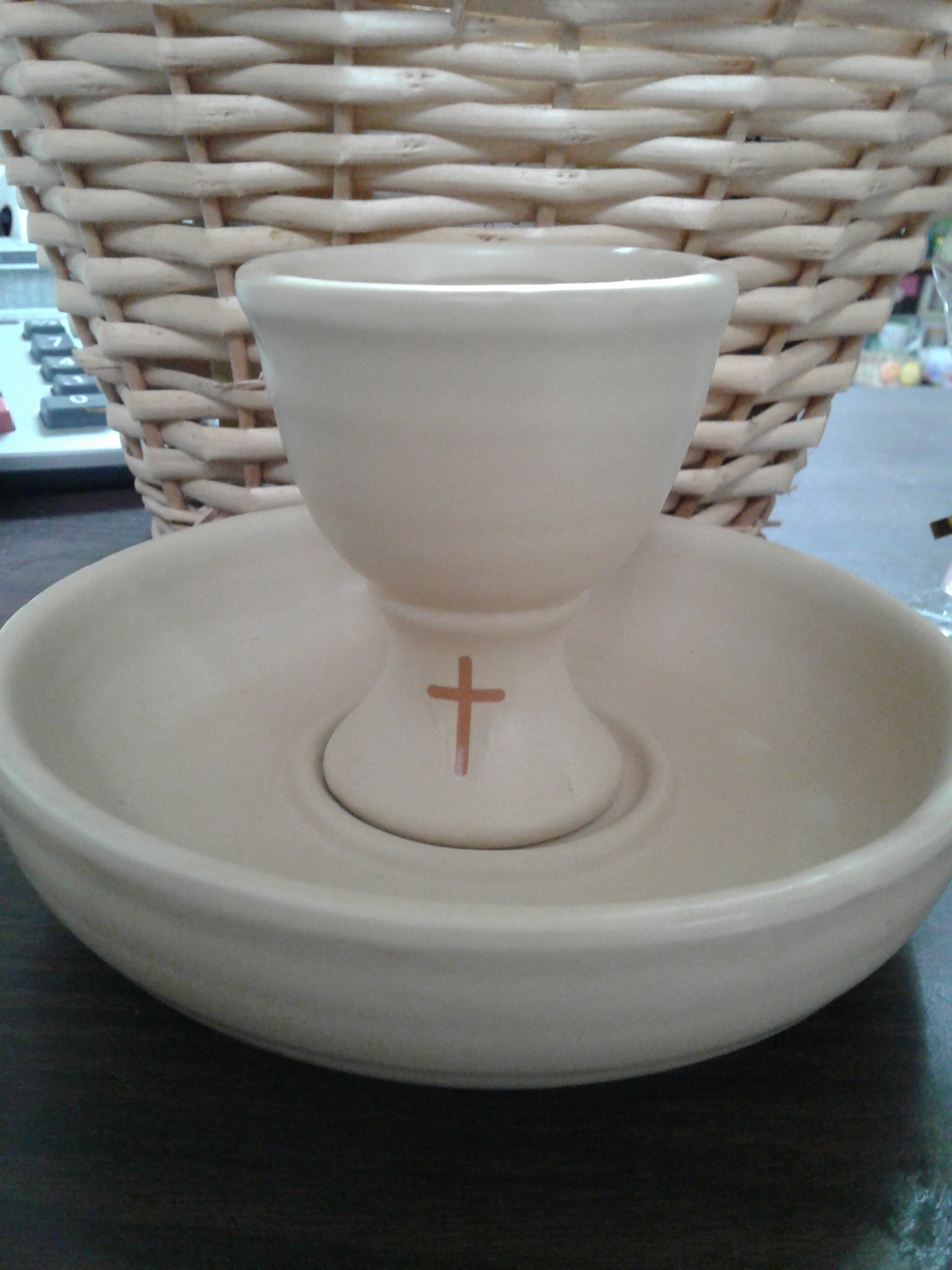 Ceramic Intinction Bowl — available at The Gospel Bookstore