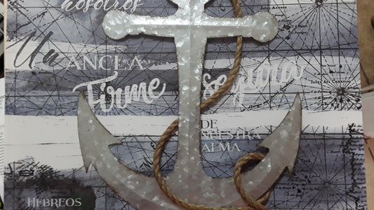CUADRO LG 3D IRON ANCLA — available at The Gospel Bookstore