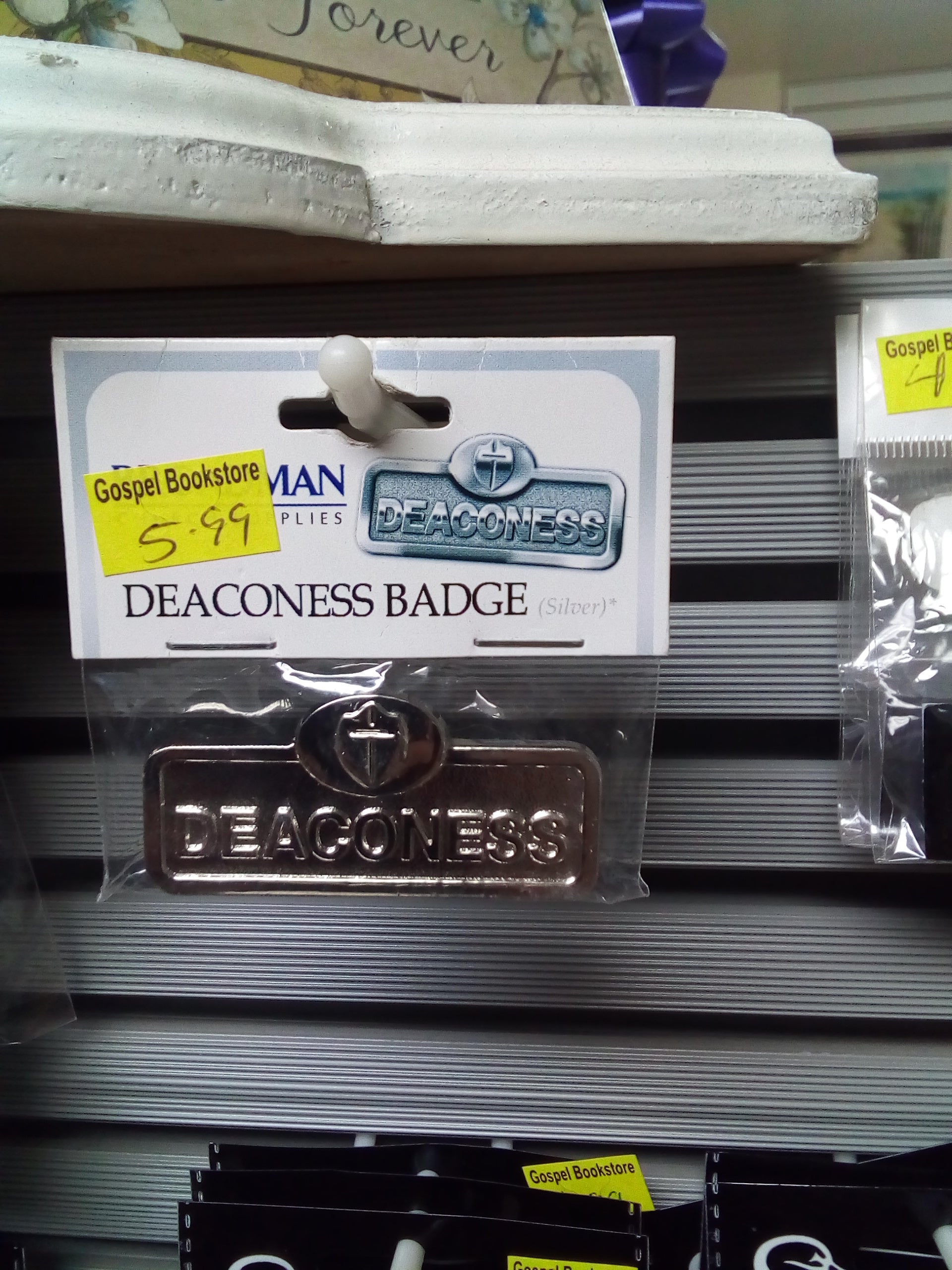 DEACONESS BADGE — available at The Gospel Bookstore