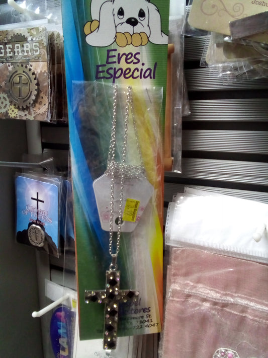 Cross chain necklace — available at The Gospel Bookstore