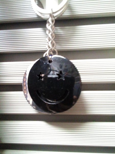 Smiley face keychain