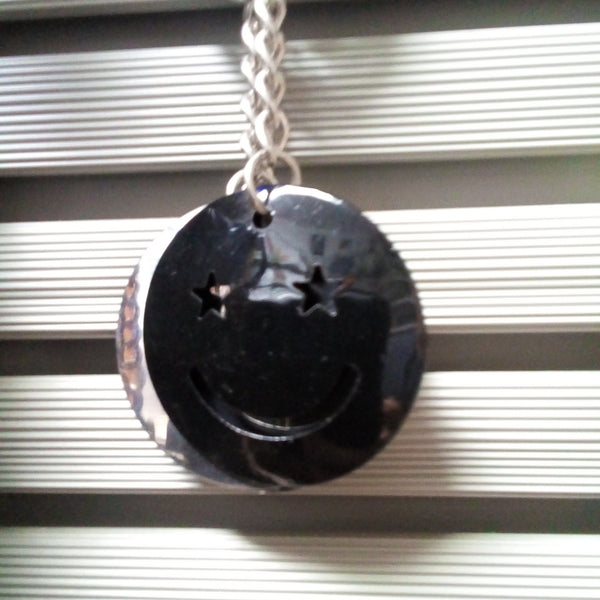 Smiley face keychain