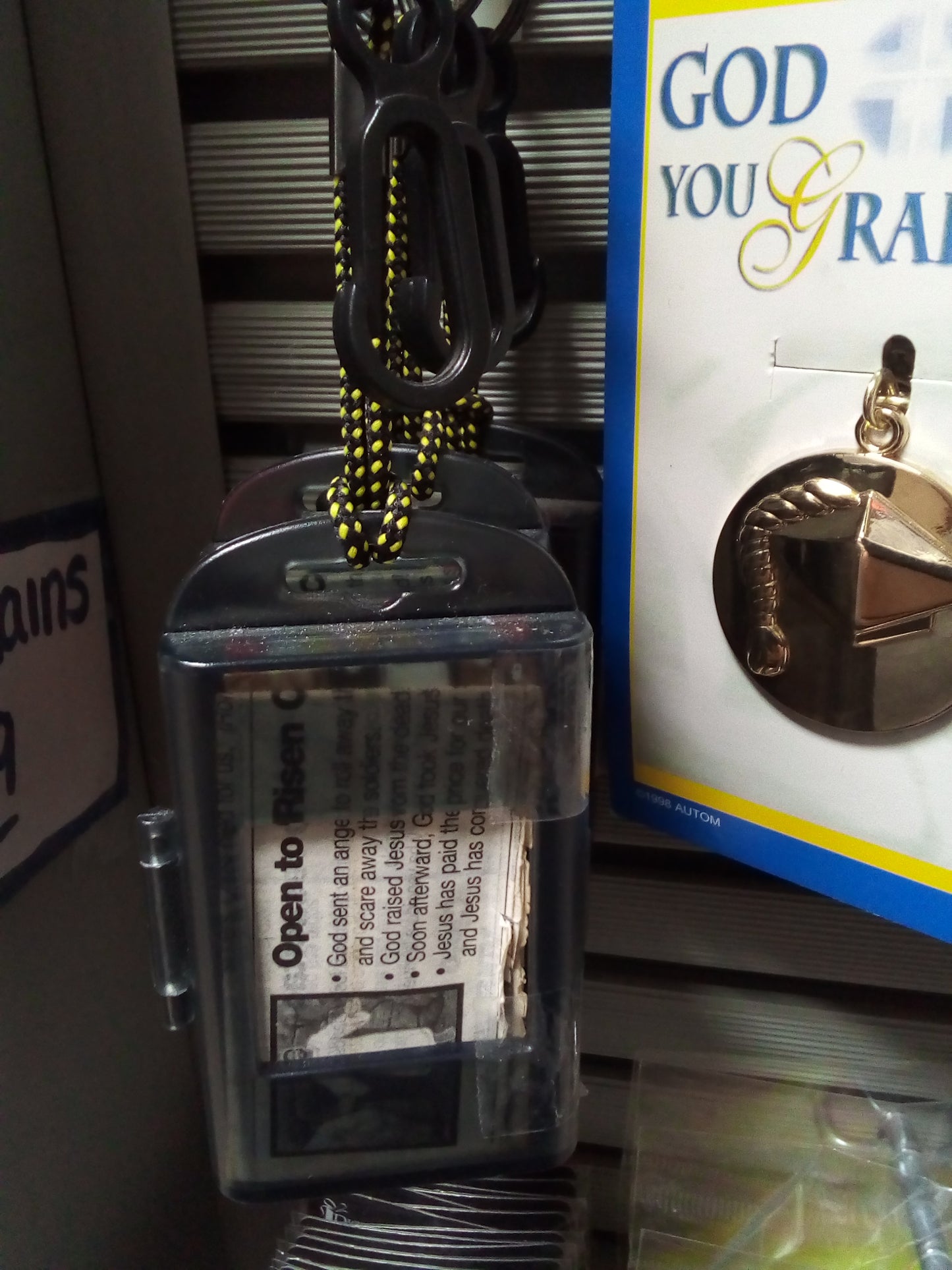Christian keychain box