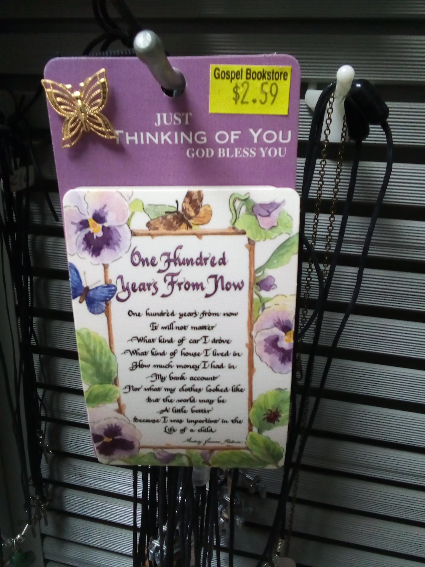 Just thinking of you. God bless you pin