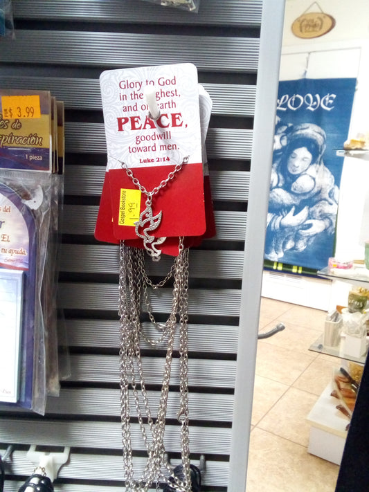 Necklace chain Espiritu santo — available at The Gospel Bookstore