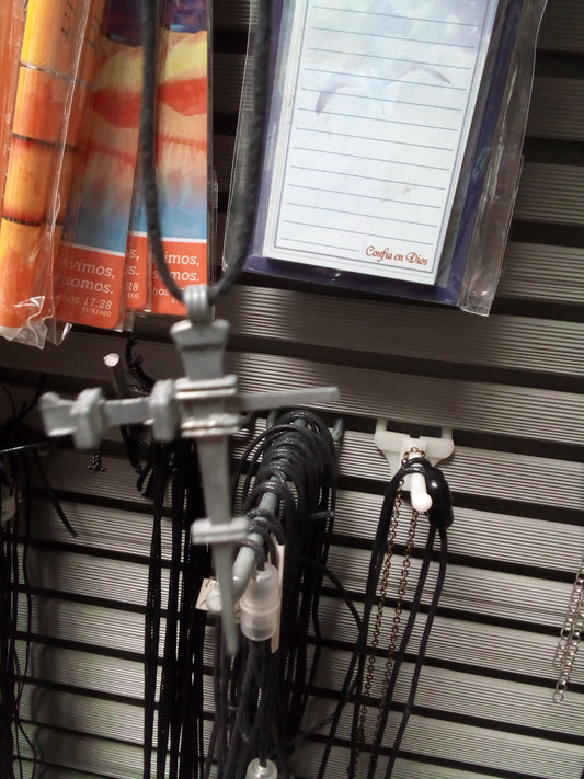 Cross necklace — available at The Gospel Bookstore