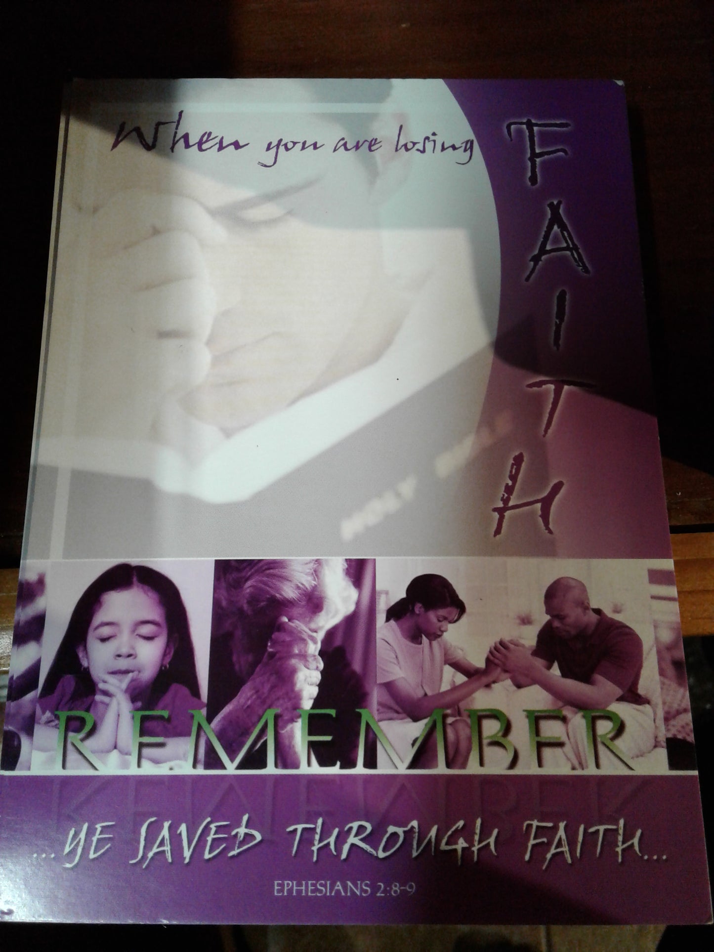 Postcard ok when you are missing faith