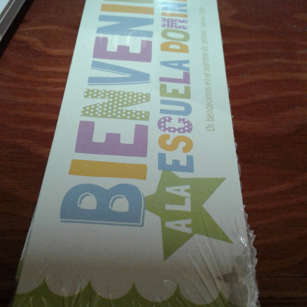 Bienvenidos bookmark