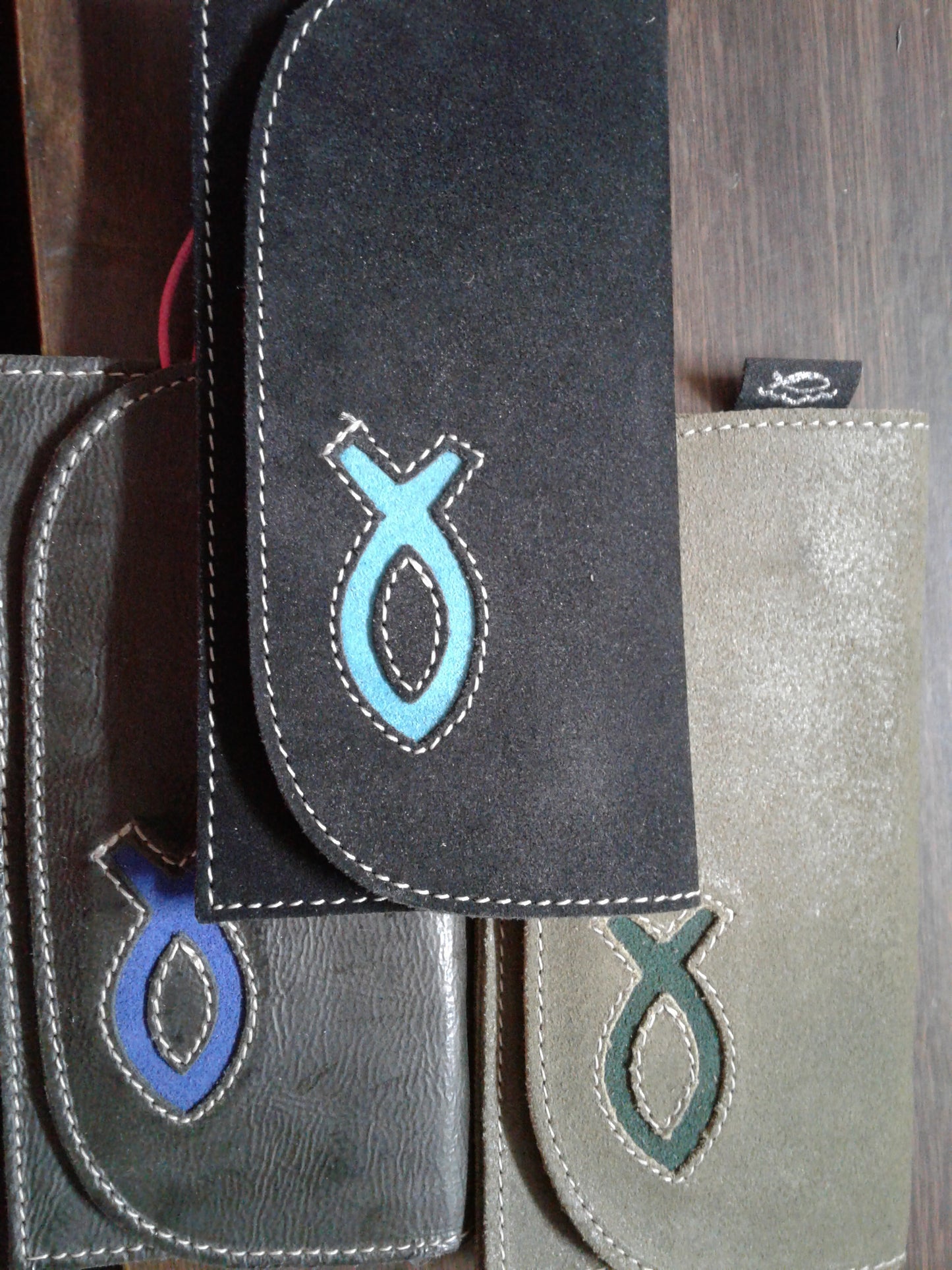 Leather wallet mujer